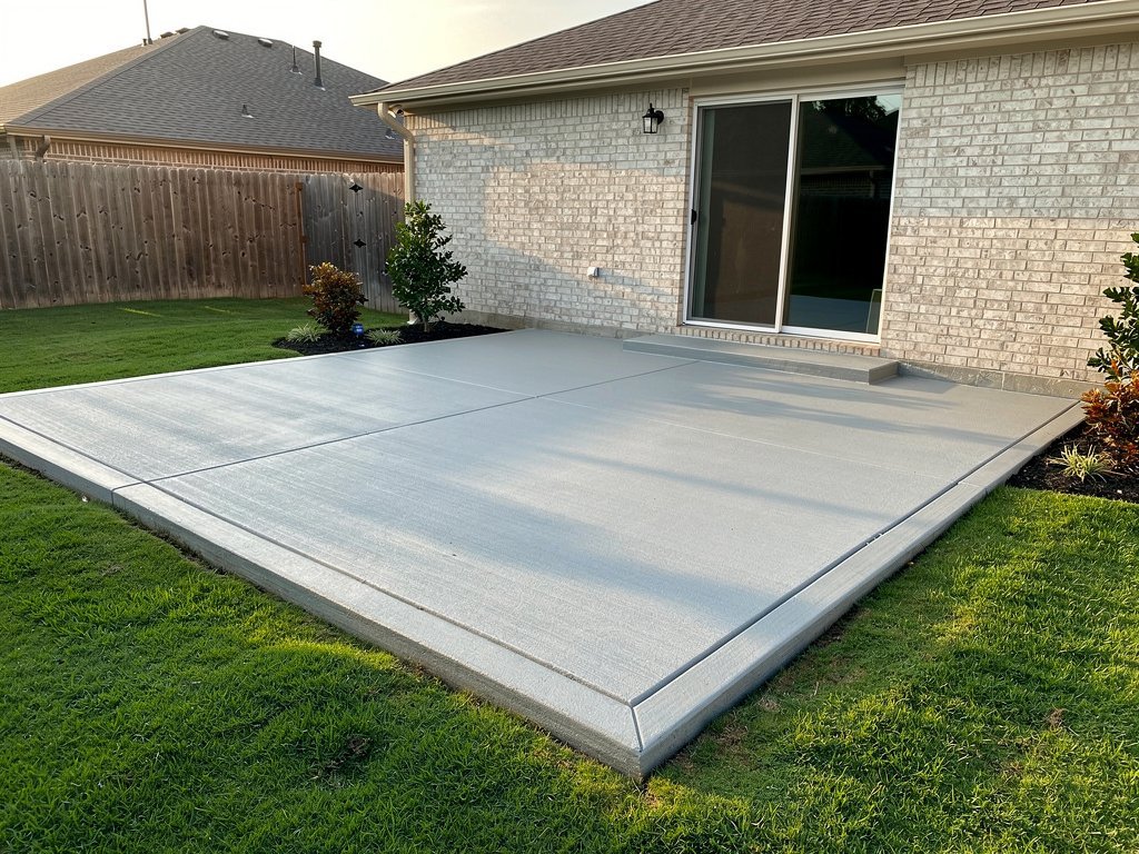 Concrete patio in South Houston, TX